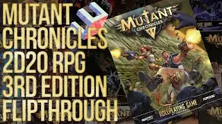 The Mutant Chronicles Third Edition RPG Flipthrough - Humble Bundle Final Week!