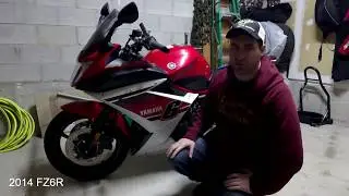 How to remove Yamaha FZ6R Fairings