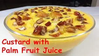 একদম নতুন রেসিপি তালের রসের কাস্টার্ড। Unique Custard recipe with Palm Juice। Taler roser Custard।