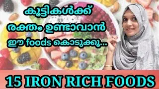 Top 15 Iron Rich Foods for Babies & Toddlers Malayalam