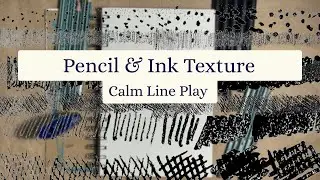 Graphite & Fine-liner Texture Study ✏️ Lines, Dots & Shading | Calm Creative Session