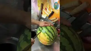 Watermelon Cutting ASMR | Juicy &Satisfying Slices#watermelon #cuttingskills