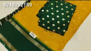 Mysore silk//space silk sarees 🎊 watsapp 8248292189💜 free shipping TN, PY 💐 27.10.25