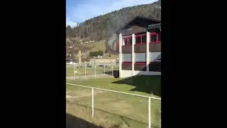 Montafon Blick aus dem Zug