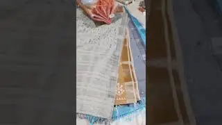 #saree #mixcotton #embroidery #wholesale #jainakashienterprise