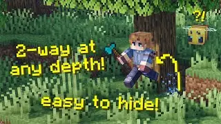 Ultimate Hidden Water Elevator for Minecraft Java