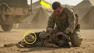 German Shepherd Injured During Military Drill &mdash; Then a Soldier Refused to Leave Him Behind