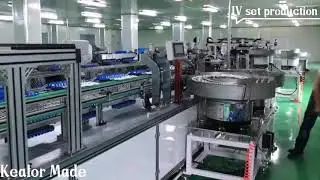 full automatc iv set infusion set  production