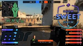 HAVU vs MIBR - Kartta 1 Dust 2 - Snow Sweet Snow 2 - Highlights - CSGO