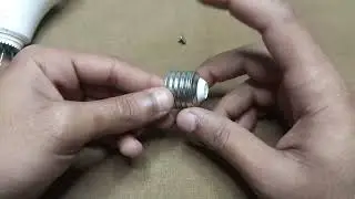 How to Set the Base of Led BULB, change the cap of LED BULB at home