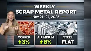 Weekly Scrap Metal Report (Nov 21&ndash;27) | Aluminum Surges 5.88% &mdash; Copper Up 3%+ | #ScrapMonster