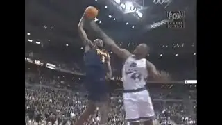 Erick Dampier Posterizes a Mostly Ground-Bound Rick Mahorn