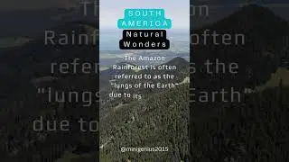 South America -  Natural Wonders #shorts #facts