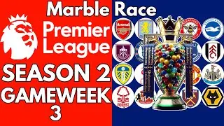MARBLE RACE PREMIER LEAGUE - Gameweek 3! #marblerace #simplemarblerace #fpl #gameweek3 #gw3