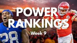 POWER RANKINGS NFL WEEK 9