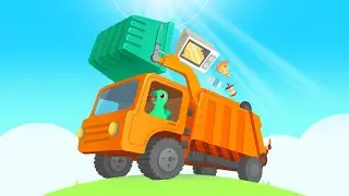 Dinosaur Garbage Truck♻️ - Garbage Truck Stories for Kids | Kids Video | Children Games | @Yateland