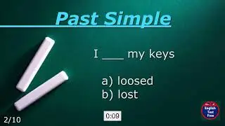 #quiz  Past simple _ -ED or Irregular verb