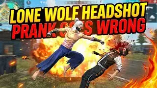 &ldquo;LONE WOLF PRANK GONE ❌&rdquo; 🤡 - Free Fire Funny Prank😂 #freefireprank 