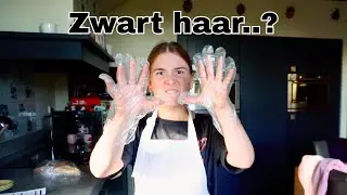 ZE GAAT HAAR HAREN ZWART VERVEN..?! -679
