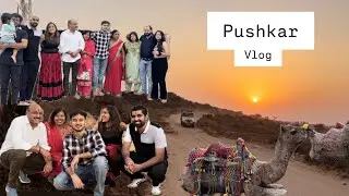 Pushkar, Rajasthan Vlog : Places to visit in pushkar: Brahma Temple + Camel ride + Jeep Safari ❤️ 