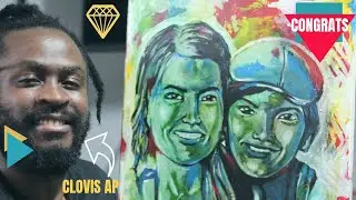 Custom Art Making BTS Painting | Wedding Present Art Commission - The KING Clovis AP