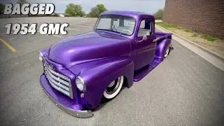 Bagged Purple 1954 GMC Pickup Truck | Classic Trucks
