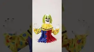 Halloween decor animatronic clown ground breaker