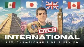 Обзор реплики чемпионского пояса AEW International | Настоящий переходящий титул?