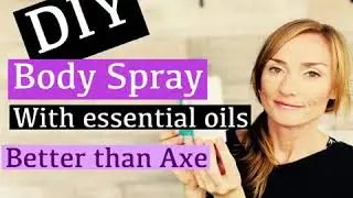 DIY body spray with essential oils! #natural #chemicalfree #youngliving