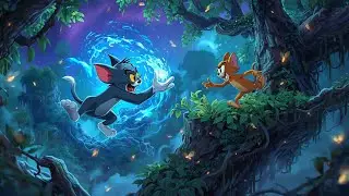 Tom and Jerry Funny Poem 🌙✨ | Magical Forest Adventure | Kids English Rhymes