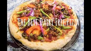 The Best Dairy Free Pizza (Vegan, Oil Free Crust)