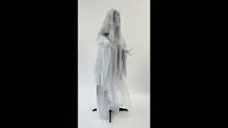 wailing ghost animated halloween prop decoration 170cm 73110
