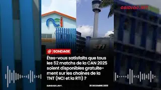 2025 AFCON: The majority of Ivorians are satisfied with the free broadcasting of matches on digit...