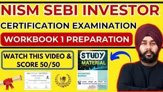 Free SEBI Certificate | SEBI Investor Certification Exam Workbook 1 (Securities Market Guidance)