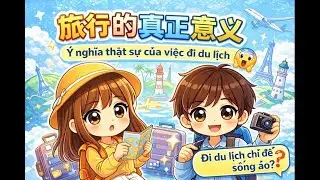 【作文】🌍 主题：旅行的真正意义 -  &Yacute; nghĩa thật sự của việc đi du lịch
