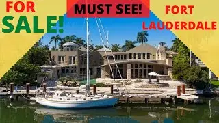 Fort Lauderdale Stunning Waterfront Home For Sale.