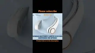 Wearable Portable Neck Fan &ndash; Bladeless 360&deg; Cooling Personal Fan