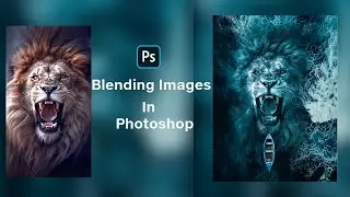 How to Create a Surreal Photo Manipulation in Photoshop for Beginners | Lion Ocean Concept Art