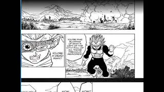 Dragon Ball Super Manga Chapter 74. No talking.  Read for yourself.  Vegeta Hakai form!!🔥🔥🔥