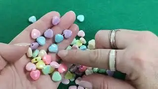 Pastel Mixed-Colour AB Acrylic Heart Beads 11mm x 10mm Pack Of 100+ Y17690