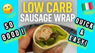 🔥This Healthy Italian Sausage Sub My Way Changes the Game! 🔥 Lower Carb, High Flavor !