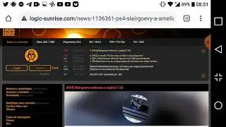 [PS4] Sleirgoevy melhorou o exploit 7.55