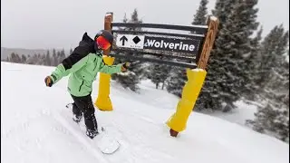 Wolverine Black Diamond Ski Run at Keystone Resort | Shot On Insta360