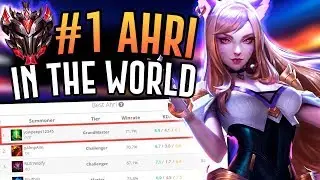 THE NUMBER ONE AHRI IS SO GOOD!! - Grandmaster Mid - League of Legends
