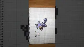 Pixel art Rattata #pixelart #shorts