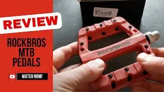 Cheap Rock Bros Mountain Bike Pedals- Review and Install