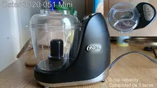 Oster Mini Food Chopper Processor Slicer | Moitos Tv