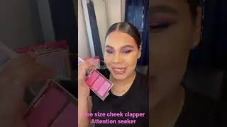 One size cheek clapper &ldquo;attention seeker&rdquo; tryon