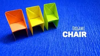 How to Fold : Origami Chair 💺 | Paper Crafts @RahiasOrigami