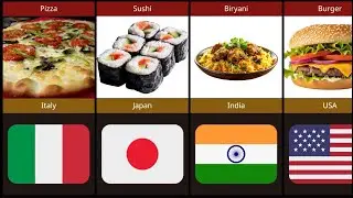 Top 70 Foods by Country | Most Famous Dishes Around the World 🌍🍽️